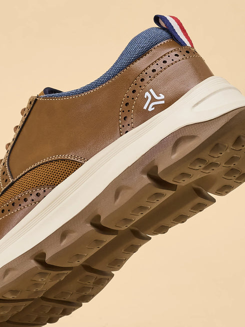 ELAN-21 Tan Men's Formal Sneakers