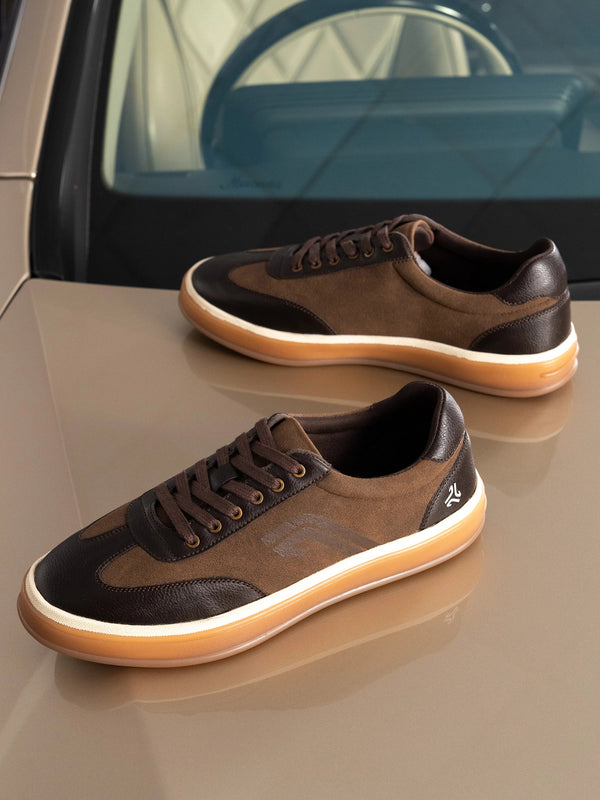 ELAN-22 Brown Men's Formal Sneakers