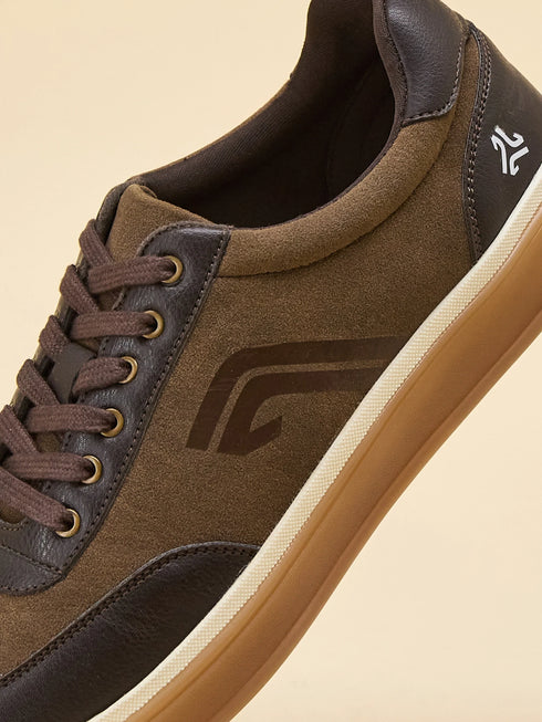 ELAN-22 Brown Men's Formal Sneakers