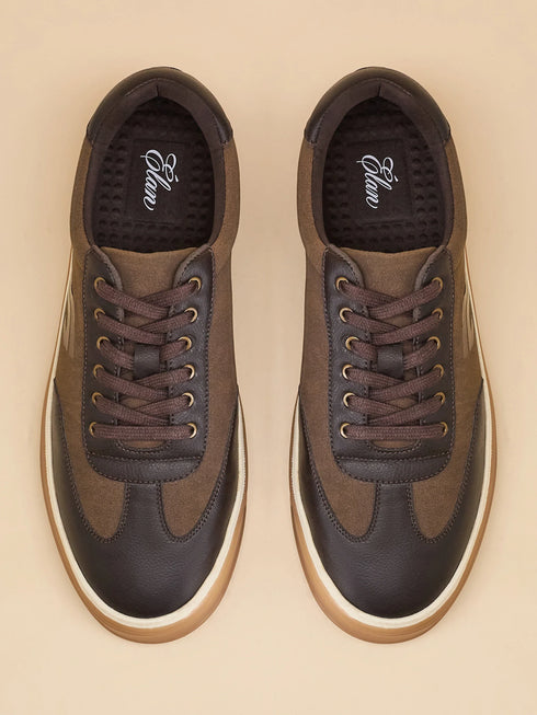 ELAN-22 Brown Men's Formal Sneakers
