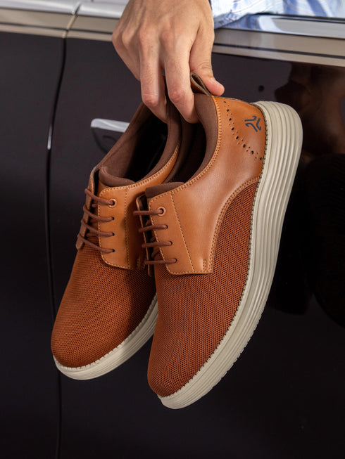 ELAN-23 Tan Men's Formal Sneakers