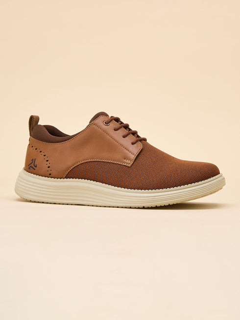 ELAN-23 Tan Men's Formal Sneakers
