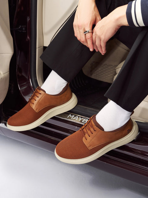 ELAN-23 Tan Men's Formal Sneakers