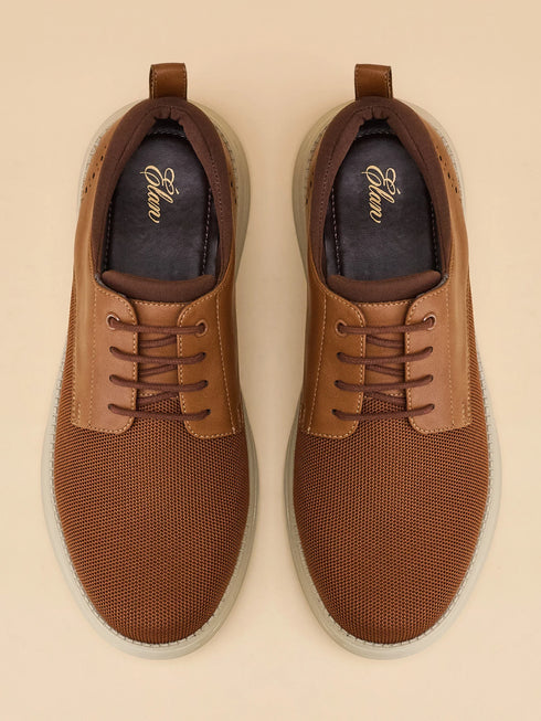 ELAN-23 Tan Men's Formal Sneakers