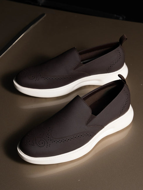 ELAN-25 Brown Men's Formal Sneakers