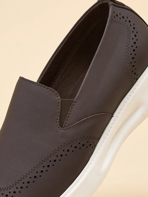ELAN-25 Brown Men's Formal Sneakers