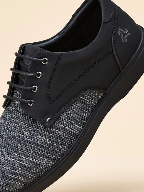 ELAN-26 Black Men's Formal Sneakers
