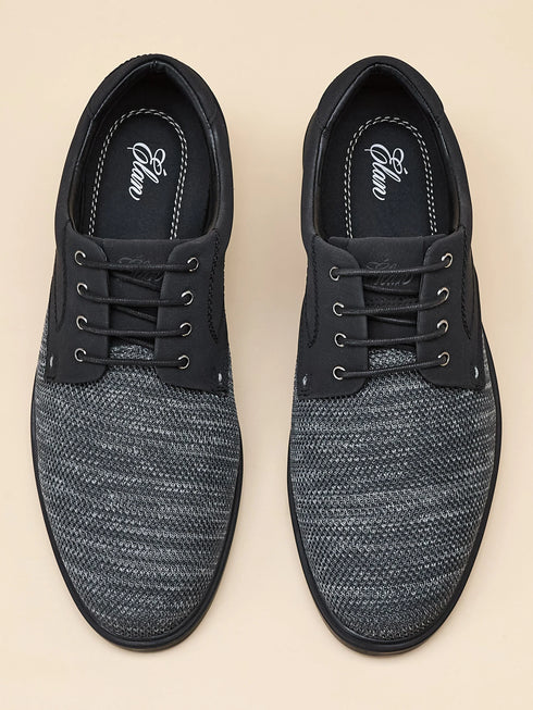 ELAN-26 Black Men's Formal Sneakers