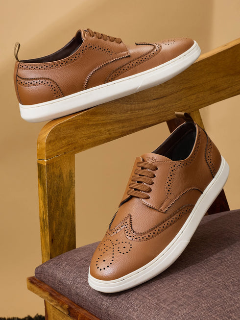 ELAN-27 Brown Men's Formal Sneakers