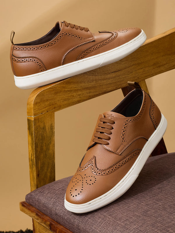 ELAN-27 Brown Men's Formal Sneakers