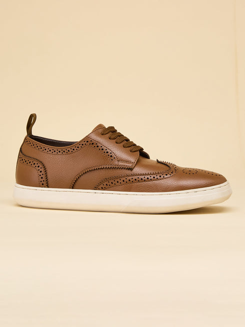 ELAN-27 Brown Men's Formal Sneakers