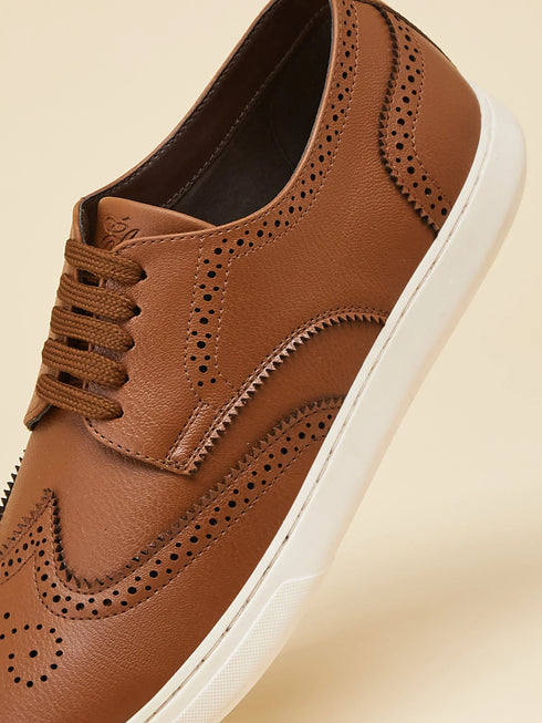 ELAN-27 Brown Men's Formal Sneakers