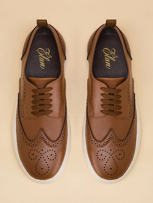 ELAN-27 Brown Men's Formal Sneakers