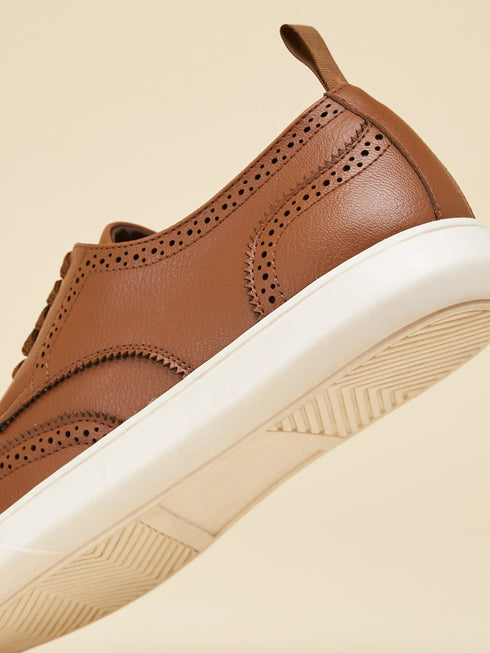 ELAN-27 Brown Men's Formal Sneakers