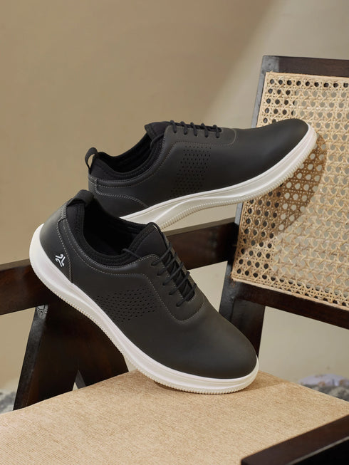 ELAN-28 Black Men's Formal Sneakers