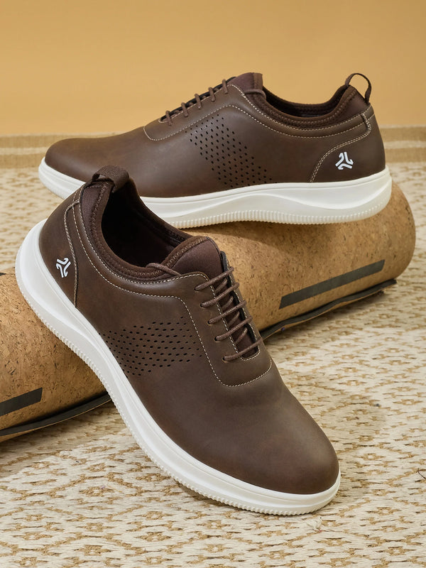 ELAN-28 Brown Men's Formal Sneakers
