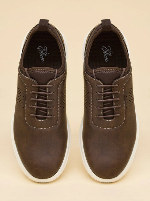 ELAN-28 Brown Men's Formal Sneakers