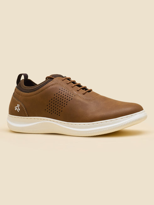 ELAN-28 Tan Men's Formal Sneakers