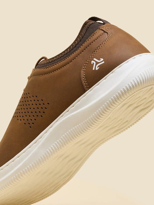 ELAN-28 Tan Men's Formal Sneakers