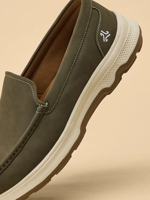 ELAN-29 Olive Men's Loafers