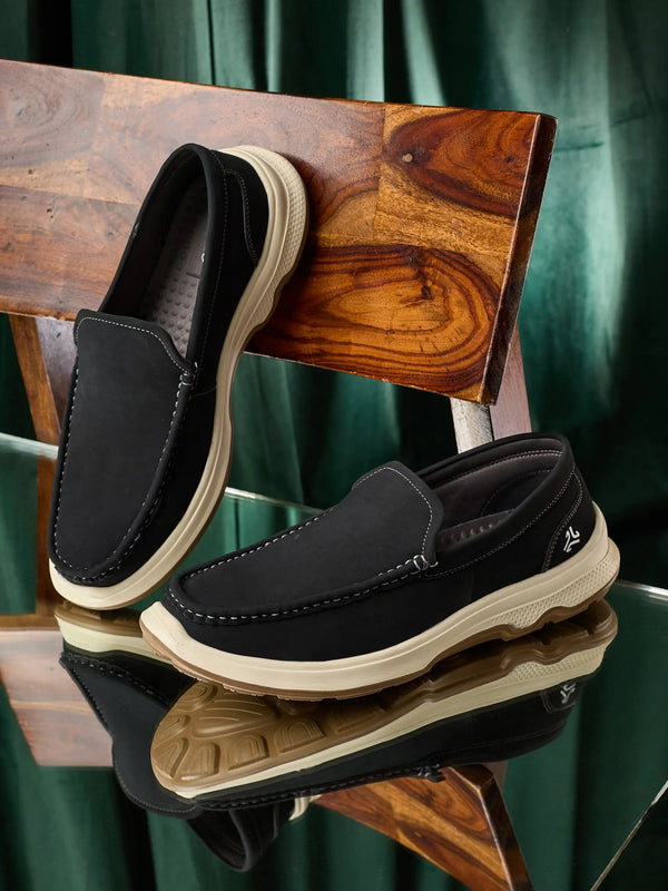 ELAN-29 Black Men's Loafers