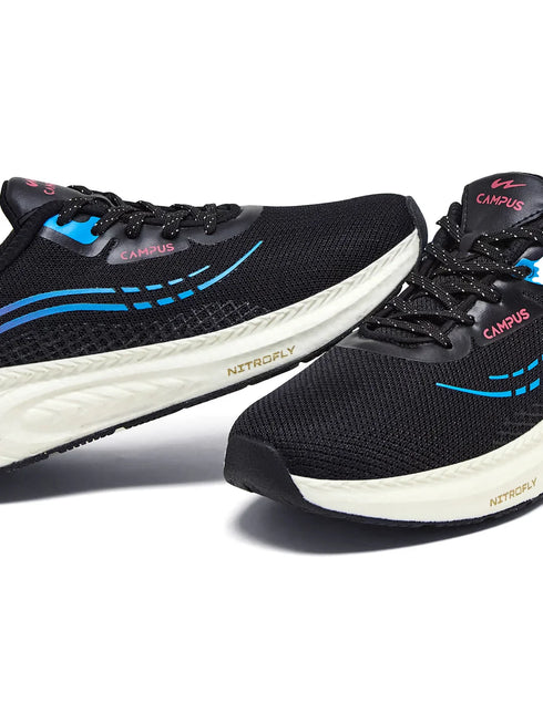 ELEGANCE Black Women's Running Shoes