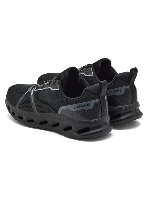 ELVRO Black Men's Running Shoes