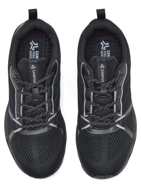 ELVRO Black Men's Running Shoes