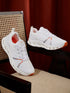 ELVRO White Men's Running Shoes