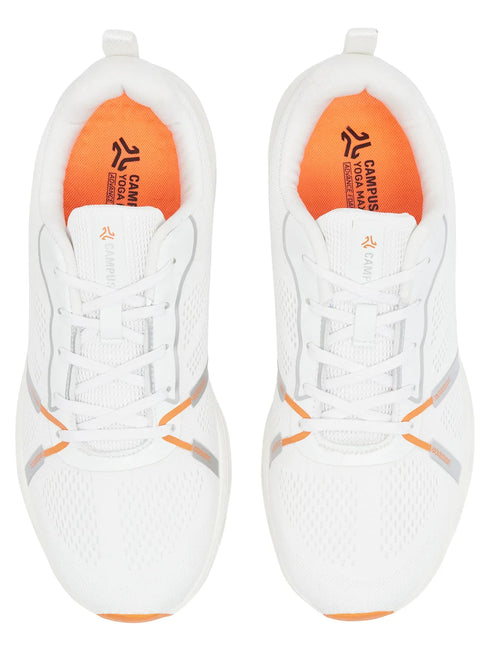 ELVRO White Men's Running Shoes