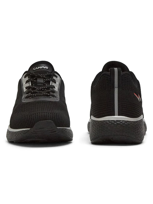 EMBER Black Men's Running Shoes