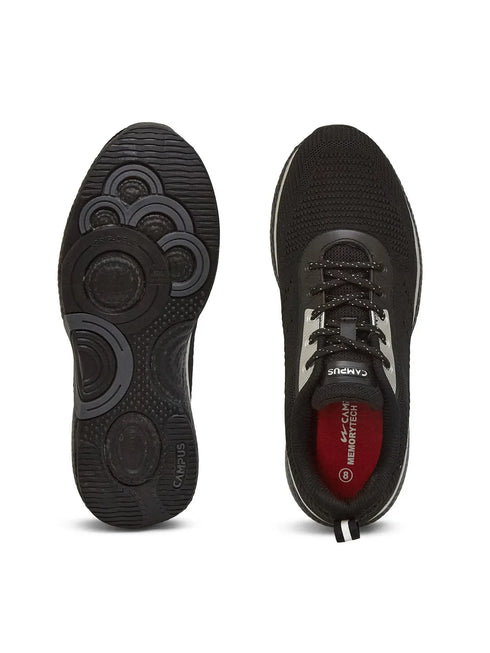 EMBER Black Men's Running Shoes