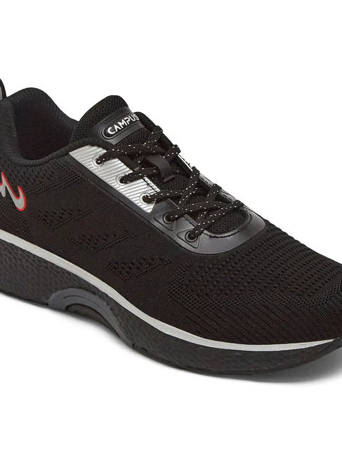 EMBER Black Men's Running Shoes