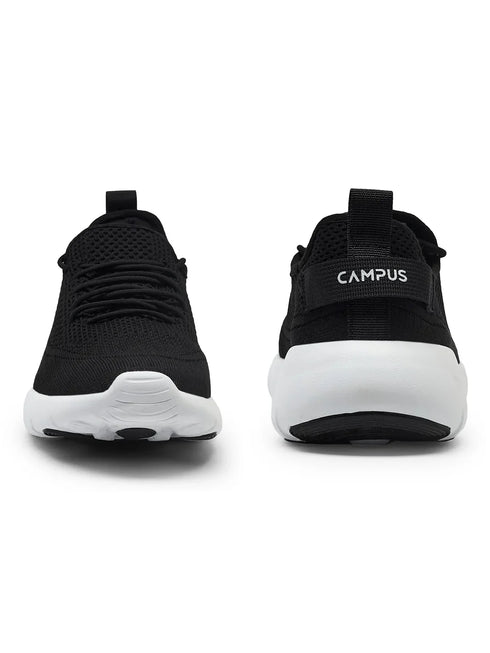 EMERGE Black Men's Walking Shoes