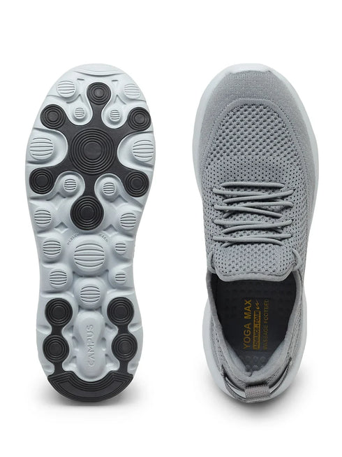EMERGE Grey Men's Walking Shoes