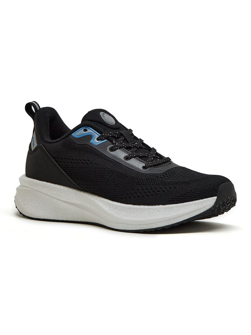 ENGIMA Black Men's Running Shoes