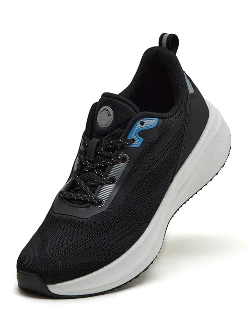 ENGIMA Black Men's Running Shoes
