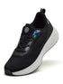 ENGIMA Black Men's Running Shoes