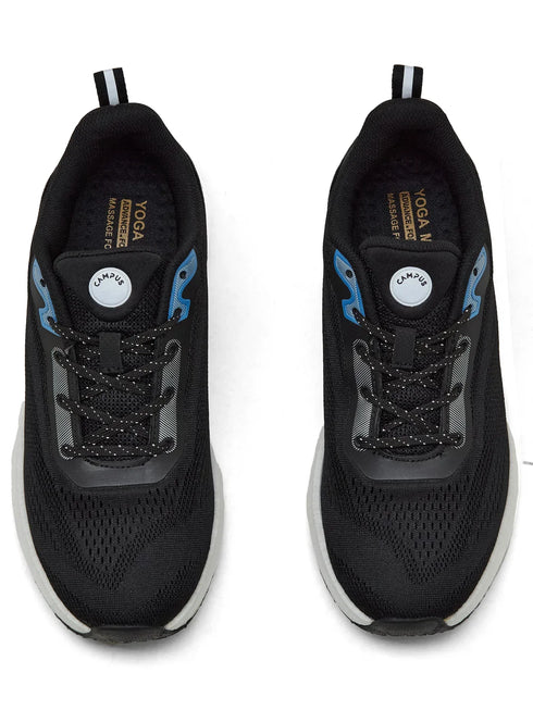 ENGIMA Black Men's Running Shoes