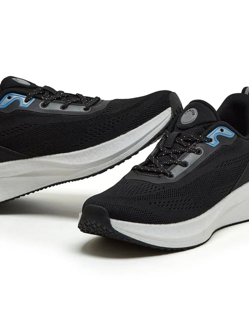 ENGIMA Black Men's Running Shoes