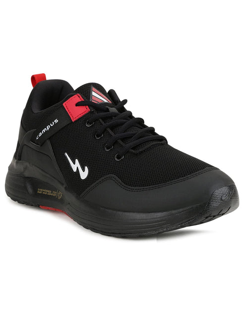 EUROPA Black Men's Running Shoes