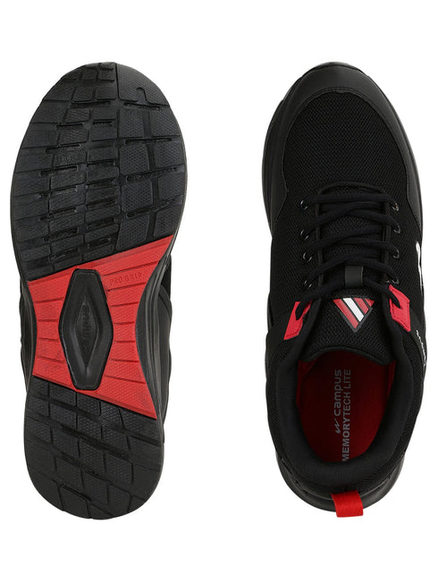 EUROPA Black Men's Running Shoes