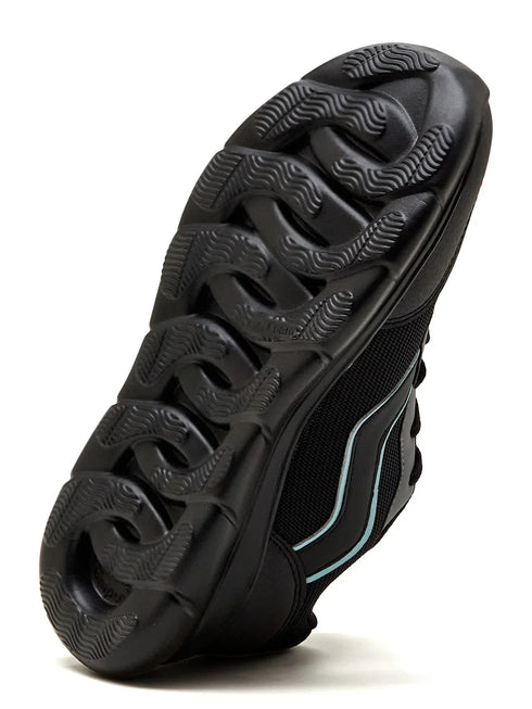 EVARO Black Men's Running Shoes