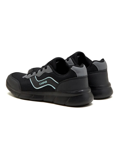EVARO Black Men's Running Shoes