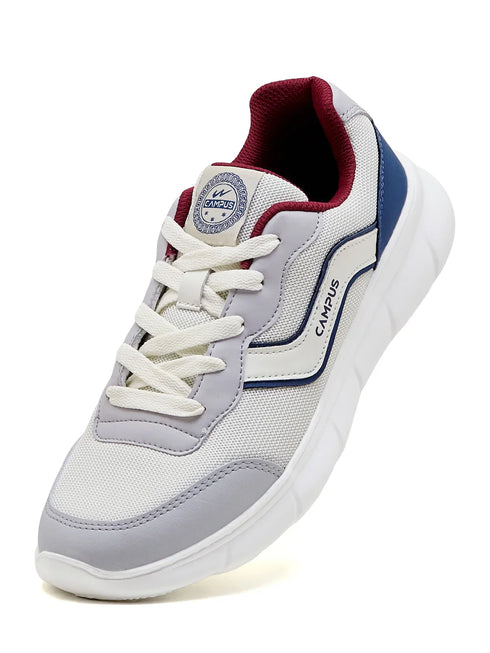 EVARO Off White Men's Running Shoes