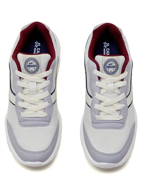 EVARO Off White Men's Running Shoes
