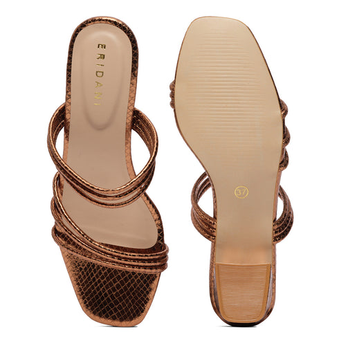 Elaina Metallic Heels