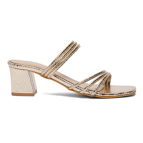 Elaina Metallic Heels