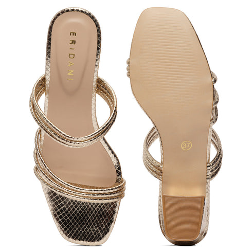 Elaina Metallic Heels