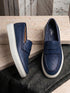 ELAN-02 Navy Men's Loafers